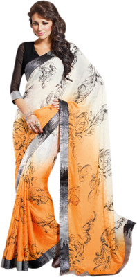 

Vishal Solid Fashion Satin Saree(Orange)