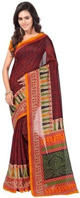 

Kintu Designs Pvt. Ltd. Printed Bollywood Silk Saree(Multicolor)