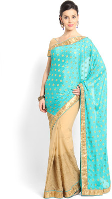 

Soch Embroidered Fashion Georgette Saree(Green), Light green