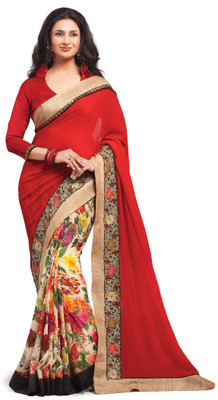

Ridham Sarees Printed Fashion Handloom Georgette Saree(Multicolor)