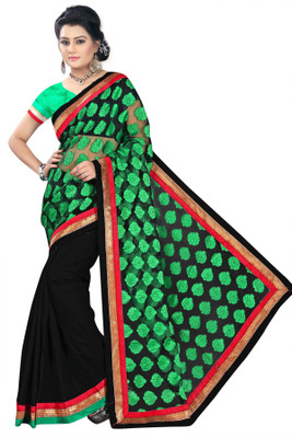 

Weavedeal Embellished, Self Design Banarasi Banarasi Silk Saree(Red)