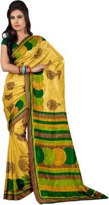 

Sunaina Printed Fashion Art Silk Saree(Multicolor)
