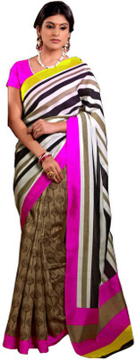 

Shree Vardhman Printed Bollywood Art Silk Saree(Multicolor), Multi