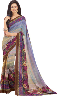 

Vishal Self Design Bollywood Georgette Saree(Multicolor)