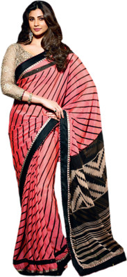 

Vishal Solid Fashion Georgette Saree(Green)