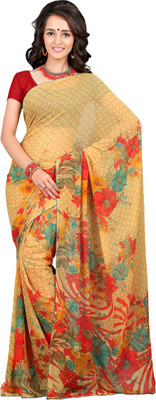 

Khoobee Self Design, Printed Fashion Chiffon Saree(Beige, Multicolor, Maroon), Beige;maroon;multicolor