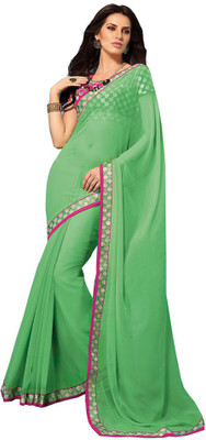 

Indian Wear Online Printed Fashion Pure Chiffon Saree(Multicolor), Multicolor376