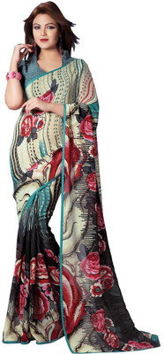 

Saara Printed Fashion Georgette Saree(Multicolor)