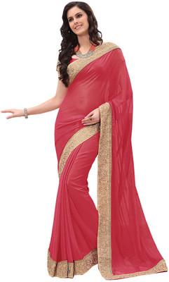 

Indian Wear Online Printed Fashion Pure Chiffon Saree(Multicolor), Multicolor412