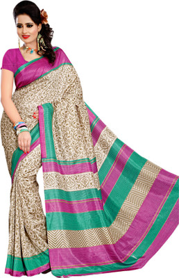 

Sunaina Printed Fashion Art Silk Saree(Multicolor)