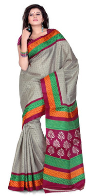 

Cenizas Solid Fashion Art Silk Saree(Multicolor), Pink