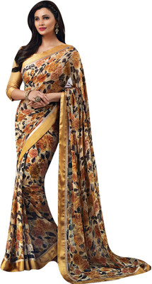 

Vishal Solid Fashion Georgette Saree(Multicolor)