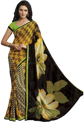 

Ishin Printed Fashion Georgette Saree(Multicolor)
