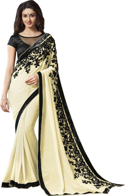 

Archishmathi Embellished Bollywood Georgette Saree(Multicolor)