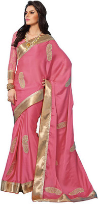 

Party Wear Dresses Printed Fashion Pure Chiffon Saree(Multicolor), Multicolor395