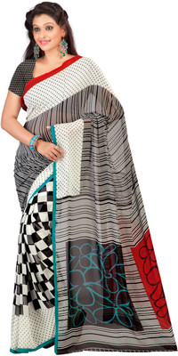 

Party Wear Dresses Printed Fashion Art Silk Saree(Multicolor), Multicolor248