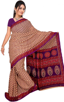 

Jiya Self Design Fashion Georgette Saree(Purple)