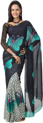 

Hawai Printed Fashion Georgette Saree(Multicolor)