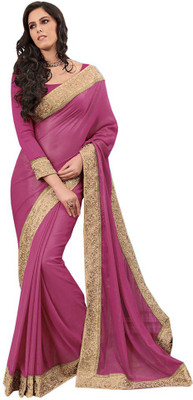 

Indian Wear Online Printed Fashion Pure Chiffon Saree(Multicolor), Multicolor425