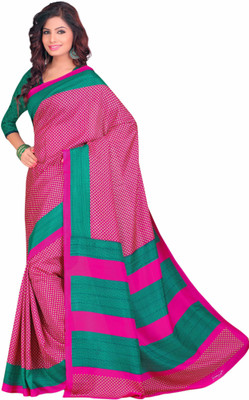

Sunaina Printed Mysore Art Silk Saree(Multicolor)