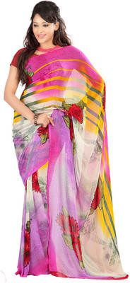 

Indian Wear Online Printed Fashion Art Silk Saree(Multicolor), Multicolor185