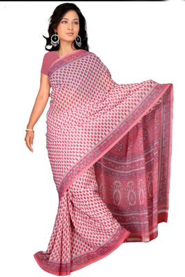 

Vardan Prints Printed Bollywood Georgette Saree(Pink)
