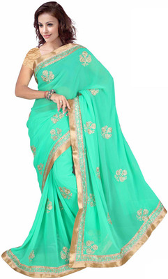 

Indian Wear Online Printed Fashion Georgette Saree(Multicolor), Multicolor648