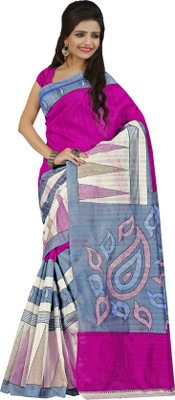

Khoobee Self Design, Printed Fashion Art Silk Saree(Pink, Multicolor), Multicolor;pink