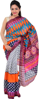 

Indrani Printed Bollywood Silk Saree(Pink)