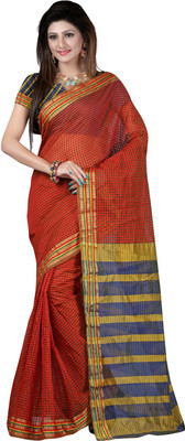 

Ansu Fashion Solid Fashion Georgette Saree(Green)