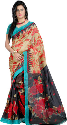 

Anushree Saree Self Design Bhagalpuri Khadi Saree(Multicolor), Multicolour