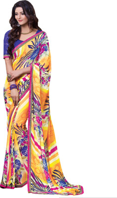 

Parisha Printed Fashion Georgette Saree(Yellow)