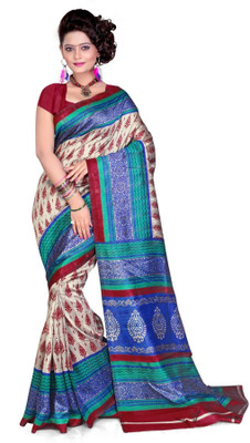 

Cenizas Printed Fashion Organza Saree(Multicolor), Maroon
