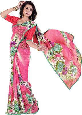 

Ridham Sarees Printed Daily Wear Handloom Chiffon Saree(Multicolor)
