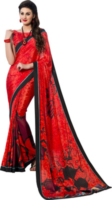 

Khushali Self Design, Printed Fashion Art Silk, Crepe Saree(Pink, Multicolor), Multicolor;pink