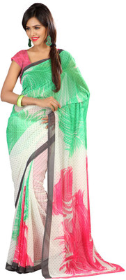 

Stylish Girls Printed Fashion Georgette Saree(Multicolor), Multicolor42