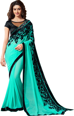 

Brijraj Embellished Fashion Georgette Saree(Light Blue)