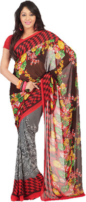 

Indian Wear Online Printed Fashion Art Silk Saree(Multicolor), Multicolor133