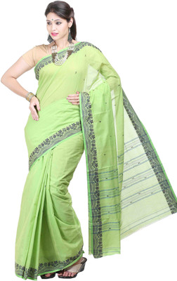 

Goodway Embroidered Madurai Cotton Saree(Light Green)