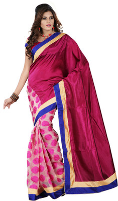 

It's Banii Woven Banarasi Handloom Banarasi Silk Saree(Maroon)