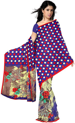 

Ishin Printed Fashion Georgette Saree(Multicolor)