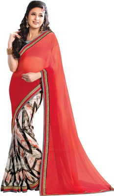 

Ridham Sarees Printed Fashion Handloom Georgette Saree(Multicolor)