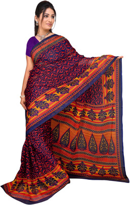 

Jiya Self Design, Printed Fashion Chiffon Saree(Purple, Pink, Multicolor), Multicolor;pink;purple