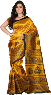 Vastrakala Printed Bollywood Art Silk Saree(Multicolor) available at flipkart for Rs.440