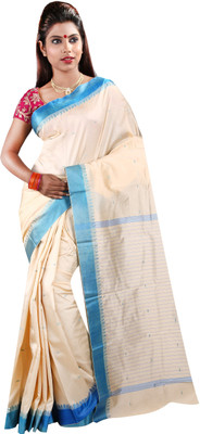 

Anushree Saree Self Design Fashion Chanderi Saree(Multicolor), Green