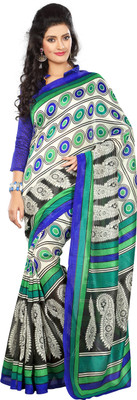 

JTInternational Printed Manipuri Silk Saree(Multicolor)
