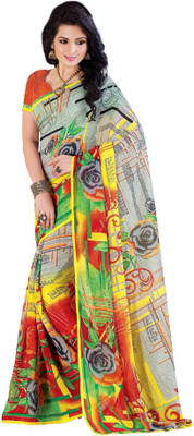 

Ridham Sarees Printed Daily Wear Handloom Chiffon Saree(Multicolor)