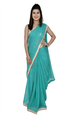 

Ellegent Solid Fashion Chiffon Saree(Light Blue)