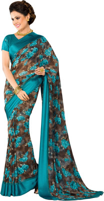 

Khoobee Self Design, Printed Fashion Georgette Saree(Multicolor)