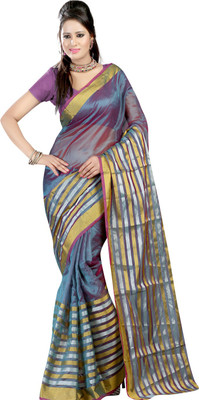 

Ansu Fashion Solid Fashion Silk Saree(Multicolor)
